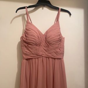 Azazie Blake Gown in Dusty Rose